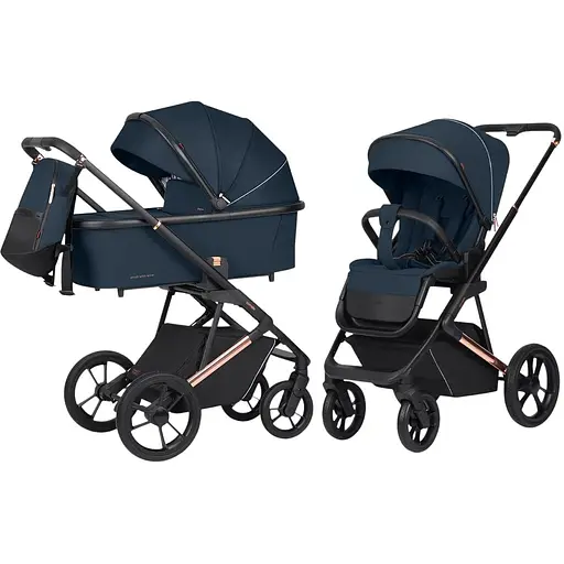Універсальна коляска-книжка Carrello Sigma CRL-6509 NF 2в1 Navy Blue