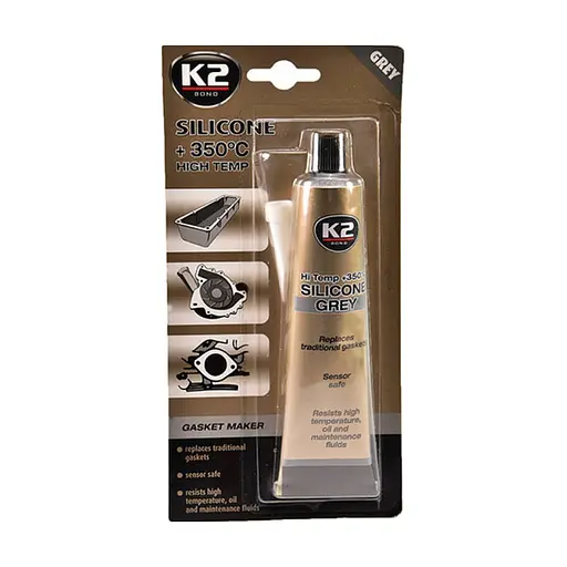 Силиконовый герметик K2 Grey sil bli серый 85 г