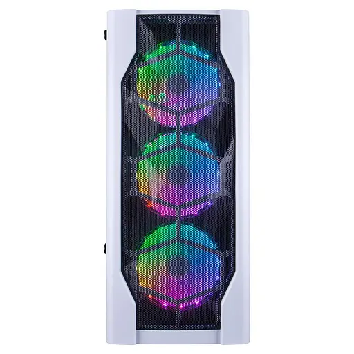 Корпус 1stPlayer D4-WH-4F1-W White без БП - фото 2