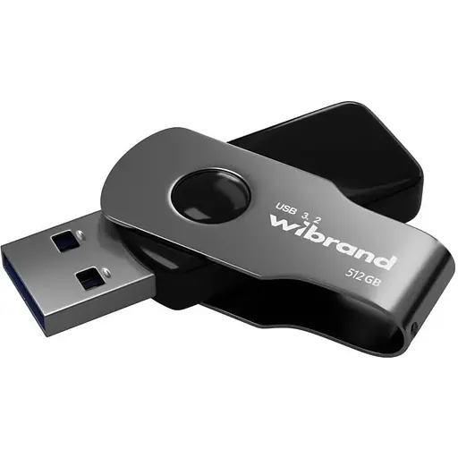 Флеш-накопичувач Wibrand USB 3.2 Gen1 Lizard 512GB чорний - фото 1