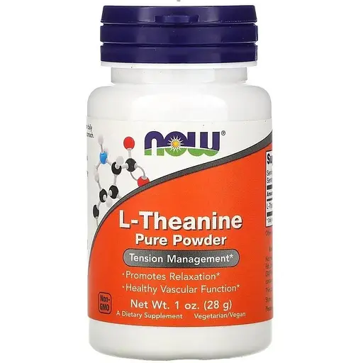 L-теанін NOW L-Theanine, 28 грамм