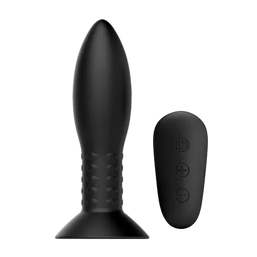 Анальна пробка LyBaile Mr Play RC Vibrating Butt 11 см (чорний)