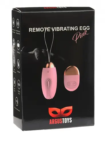 Виброяйцо Argus Remote Vibrating Egg 7.9 см розовый - фото 2