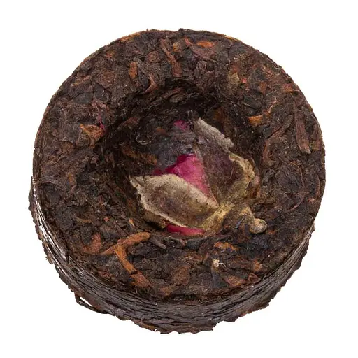 Чай Jinglong Tea Factory Шу Пуэр Цзин Лун с розой - 10 шт. - фото 3
