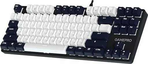 Клавіатура дротова GamePro Genesis Metallic Outemu Red Swithes USB Black (MK110B) - фото 3