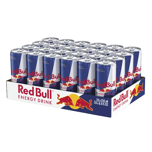Упаковка енергетичного напою Red Bull безалкогольний середньогазований 6 л (0.25 л х 24 банки) - фото 2
