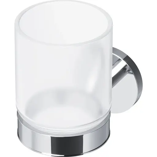 Склянка з настінним тримачем скляна AM.PM X-Joy A85A34300 хром - фото 1
