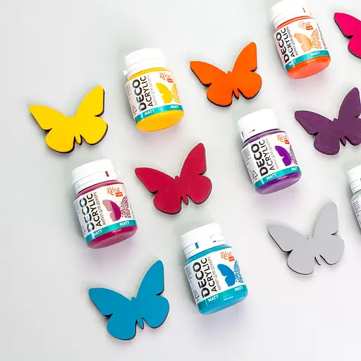 Акрил для декора Белый матовый (01) 20 мл Rosa Talent - фото 2