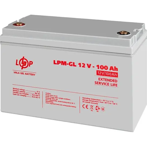 Источник бесперебойного питания (ИБП) LogicPower W1500 + 2 x LPM-GL батарея 12V - 100Ah (19801) [110356] - фото 9
