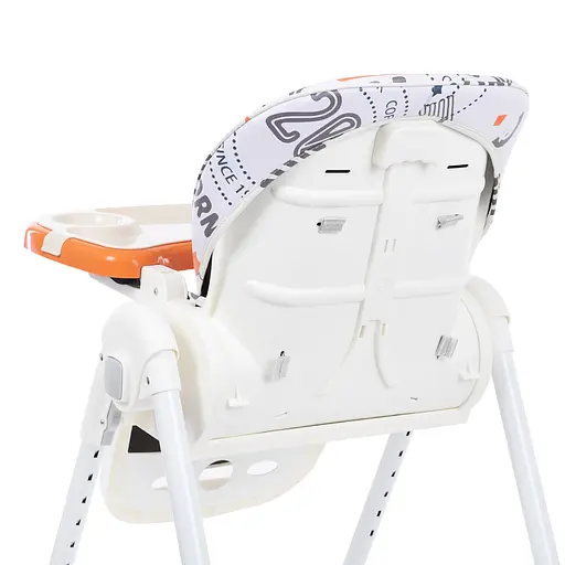 Стульчик для кормления Bambi M 5673-7 с принтом, экокожа White - фото 3
