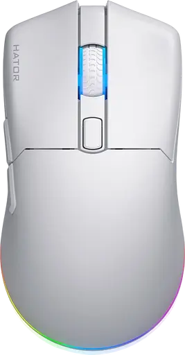 Мышь беспроводная Hator Pulsar 3 RGB White (HTM631)