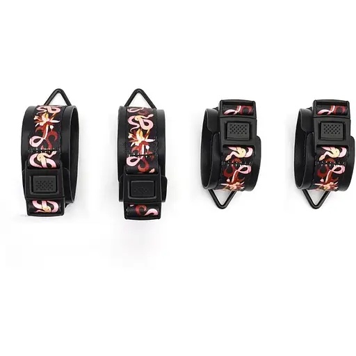 БДСМ-набір Lockink The FloweRing Serpent - Bondage Set, 7 шт. - фото 10