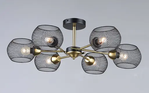 Люстра в стилі лофт B N6565/6 BK+COP