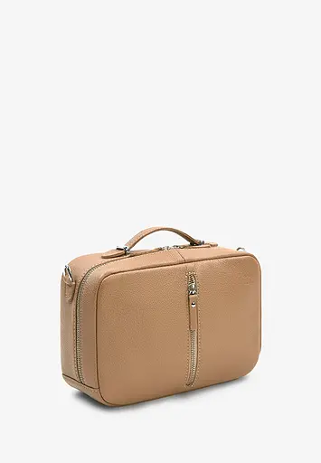 Женская кожаная сумка Avenue карамель флотар - фото 4