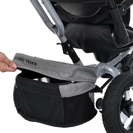 Велосипед трехколесный MT 1007-8 Turbo Trike крепкая стальная рама поворотное сиденье (360°) - фото 9