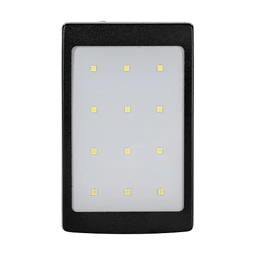 Повербанк с солнечной панелью 10000mAh Power Bank Kraft KPB-1012SL Black LED-фонарь (43-00090) - фото 3