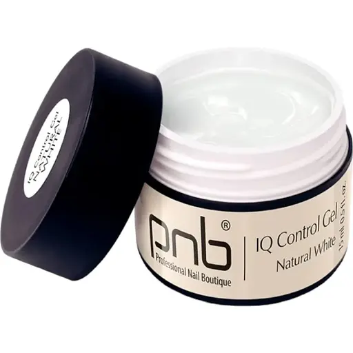 Гель PNB UV/LED IQ Control Gel Natural White 15 мл - фото 1