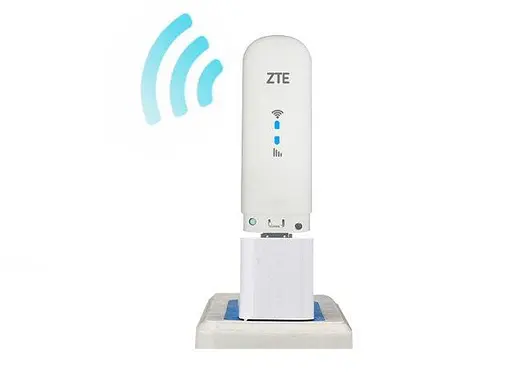 Модем-роутер 3G 4G ZTE MF79U с Wi-Fi модулем белый - фото 9