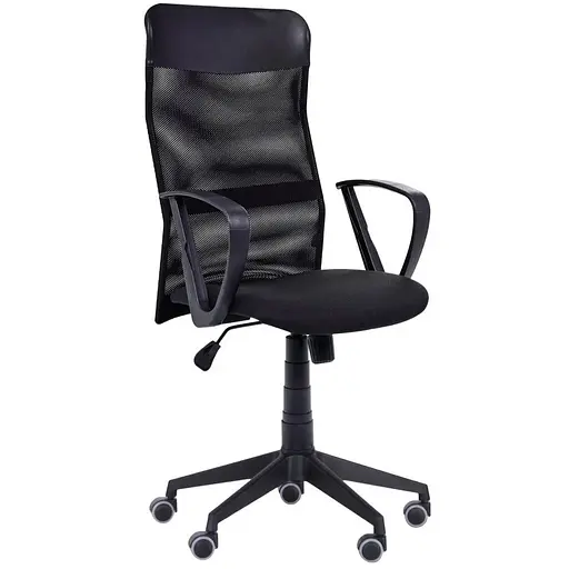 Кресло Ultra/АМФ-7 сиденье А-1/спинка Сетка серая, вставка Скаден черный