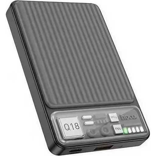 Внешний аккумулятор Hoco Q18 Tourer MagSafe 10000mAh 22.5W Black (605182) [102662]