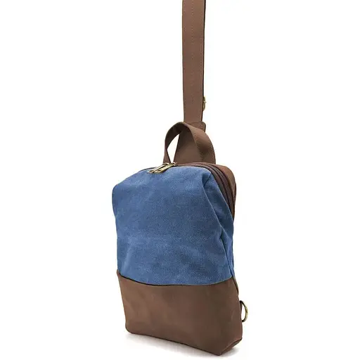 Кожаная сумка-слинг Tarwa 28х22х7 см sum0025527 - фото 1