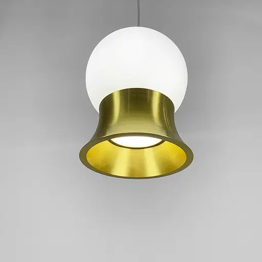 Підвісний світильник Fuji LED у золотому корпусі Line.F MJ 103/1 GD - фото 6