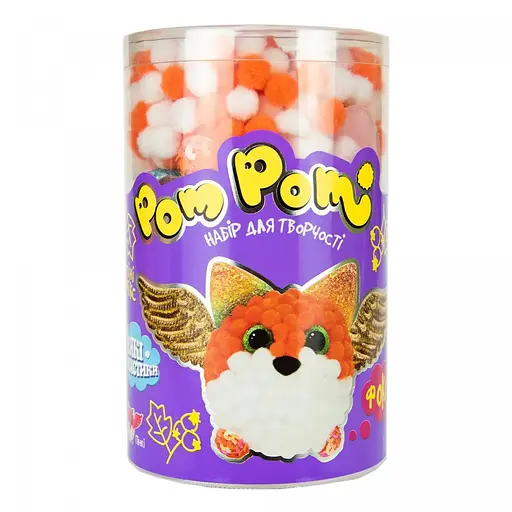 Набір для творчості 32017 (укр) "Pom pom Фоксі" 16х10 см