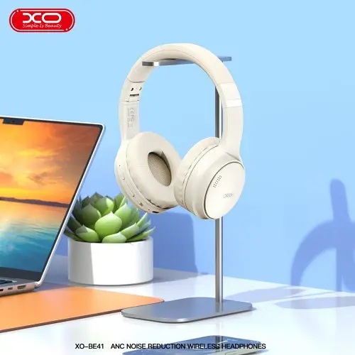 Навушники накладні XO BE41 Star Mist ANC Noise червонийuction Folding bluetooth Headphones Білі - фото 4