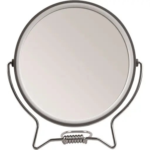 Дзеркало подвійне Titania на металевій підставці 13 см сірий (1500 L сірий)