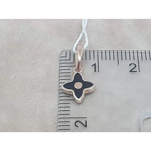 Золотий підвіс Tango Конюшина з емаллю. 130312Е - фото 4