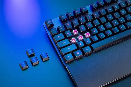 Клавиатура ASUS ROG Strix Scope II RX Red EN/UK USB RGB Black (90MP0350-BKMA00) - фото 3