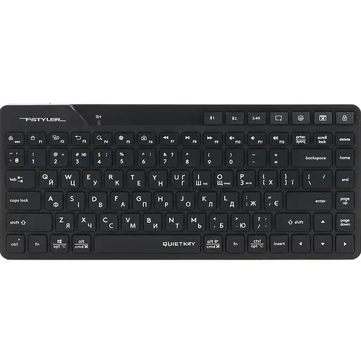 Клавиатура беспроводная A4Tech Fstyler FBK26C AS Black