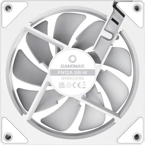 Вентилятор GameMax FN12A-S8I-W White (FN12A-S8I-W) - фото 5