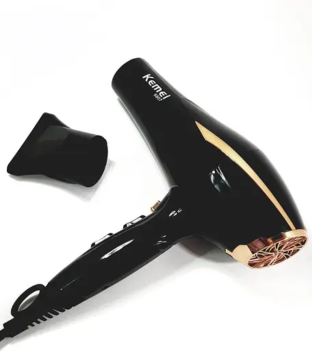 Фен для сушіння та укладання волосся Kemei KM 5807 - фото 3