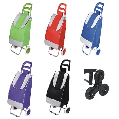 Тачка (сумка на колесах) с тройным колесом 34x27x95 см (до 25 кг) MH-2786 /10/