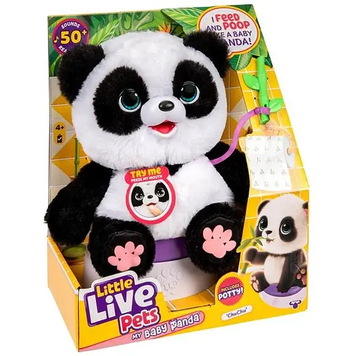 Інтерактивна іграшка Moose Little Live Pets Бебі панда (26676) - фото 1