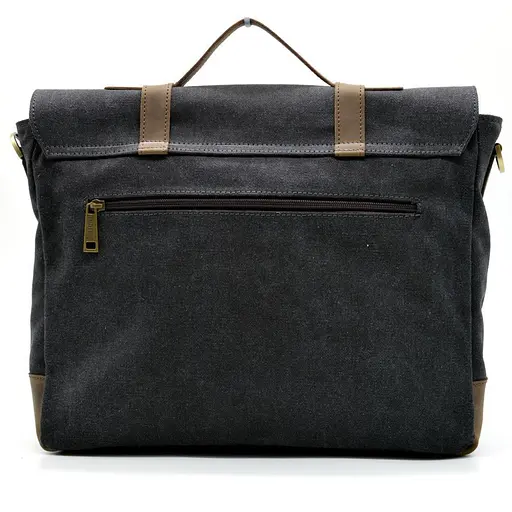 Кожаная мужская сумка TARWA 38х31х9 см sum0026647 - фото 4