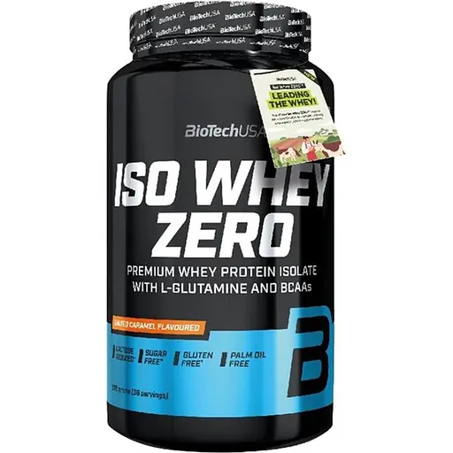 Протеїн BiotechUSA Iso Whey Lactose Free Salted Caramel 908 г