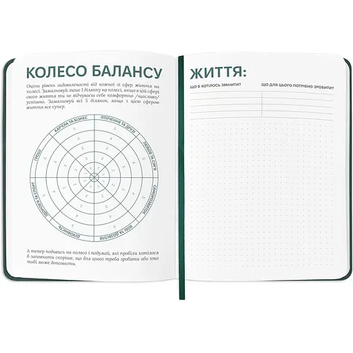 Планер-дневник Orner "Планер серьезного человека" темно-зеленый - фото 5