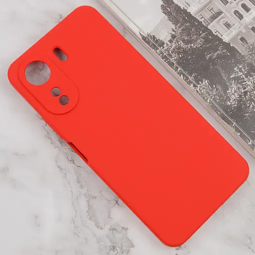 Чехол Lakshmi Silicone Cover Full Camera AAA для Xiaomi Redmi 13Coco C65 Красный/Red - фото 2