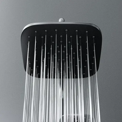 Душова система з термостатом Damixa Option black DX218092300, Чорний матовий - фото 4