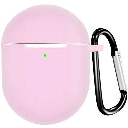 Чехол-накладка DK Silicone Candy Friendly с карабином для Xiaomi Redmi Buds 4 (pink)