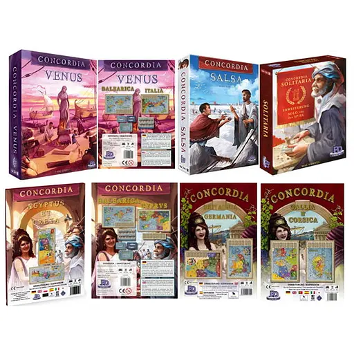 Настольная игра PD-Verlag Конкордия: Венера + 7 дополнений (англ.) (PS117+7) - фото 1