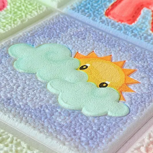 Набор стеновых панелей 3D 700х1400х4мм Алфавит (2шт) SW-00002352 - фото 8