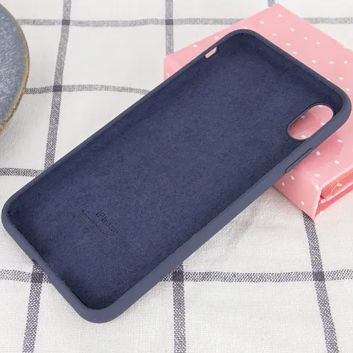 Чохол Silicone Case Full Protective (AA) для Apple iPhone XR (6.1) Темно-синій / Midnight blue - фото 3