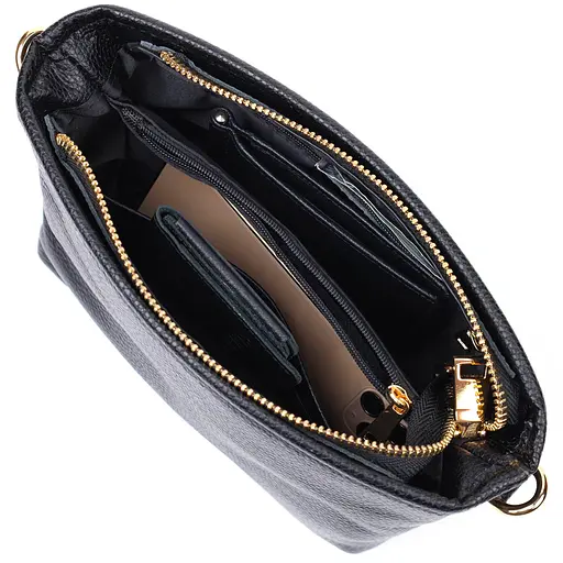 Жіноча шкіряна сумка Vintage 21х14х10 см sum0022680 - фото 5