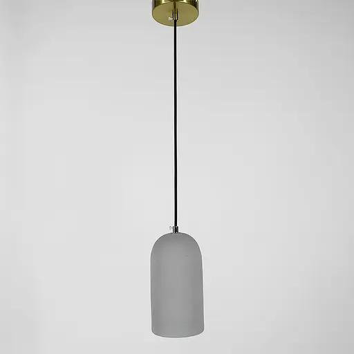 Підвіс Terrazzo Dome із сірим бетонним плафоном 18х10 см Line.F MJ 166/1 GR - фото 3