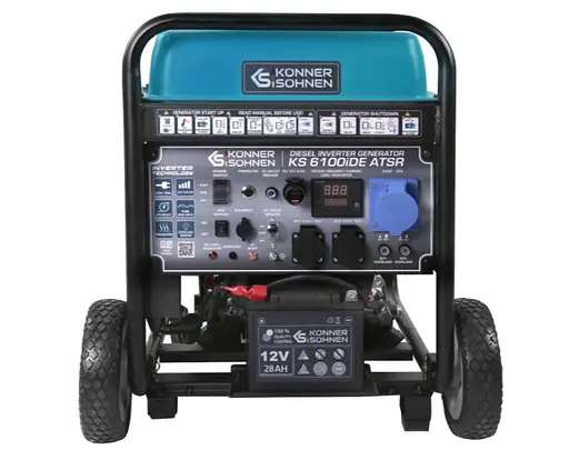 Генератор інверторний дизельний Konner&Sohnen 5/5.5 кВт KS 6100iDЕ ATSR - фото 2