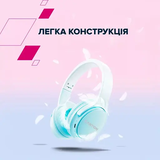 Наушники Canyon OnRiff 4 Bluetooth White (CNS-CBTHS4W) - фото 7