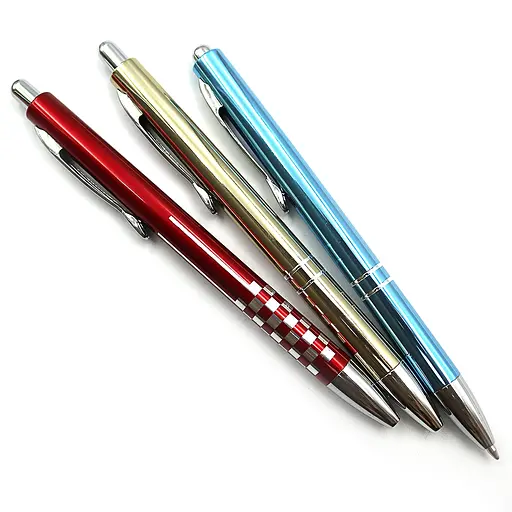 Ручка шариковая автоматическая Baixin, 12 шт., 2001BP